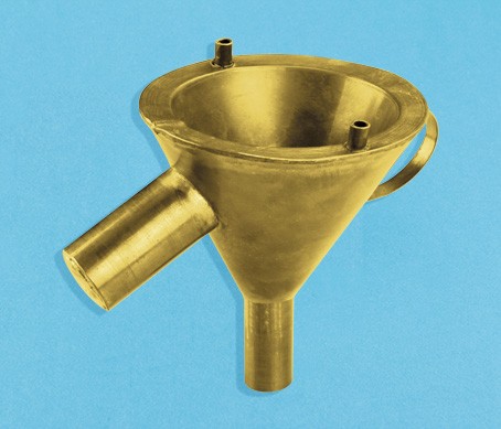 Copper insulating funnel